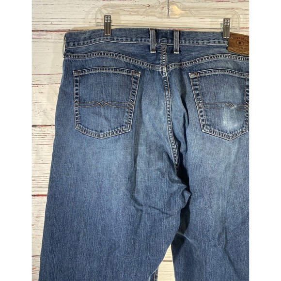 Lucky Mens Jeans 181 Relaxed Straight Leg Size 42 x 26 Short Blue 100% Cotton - Picture 15 of 15